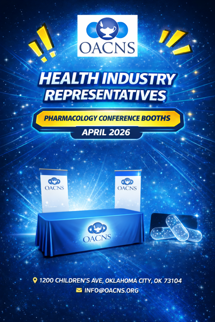 OACNS pharmacology conference booth design